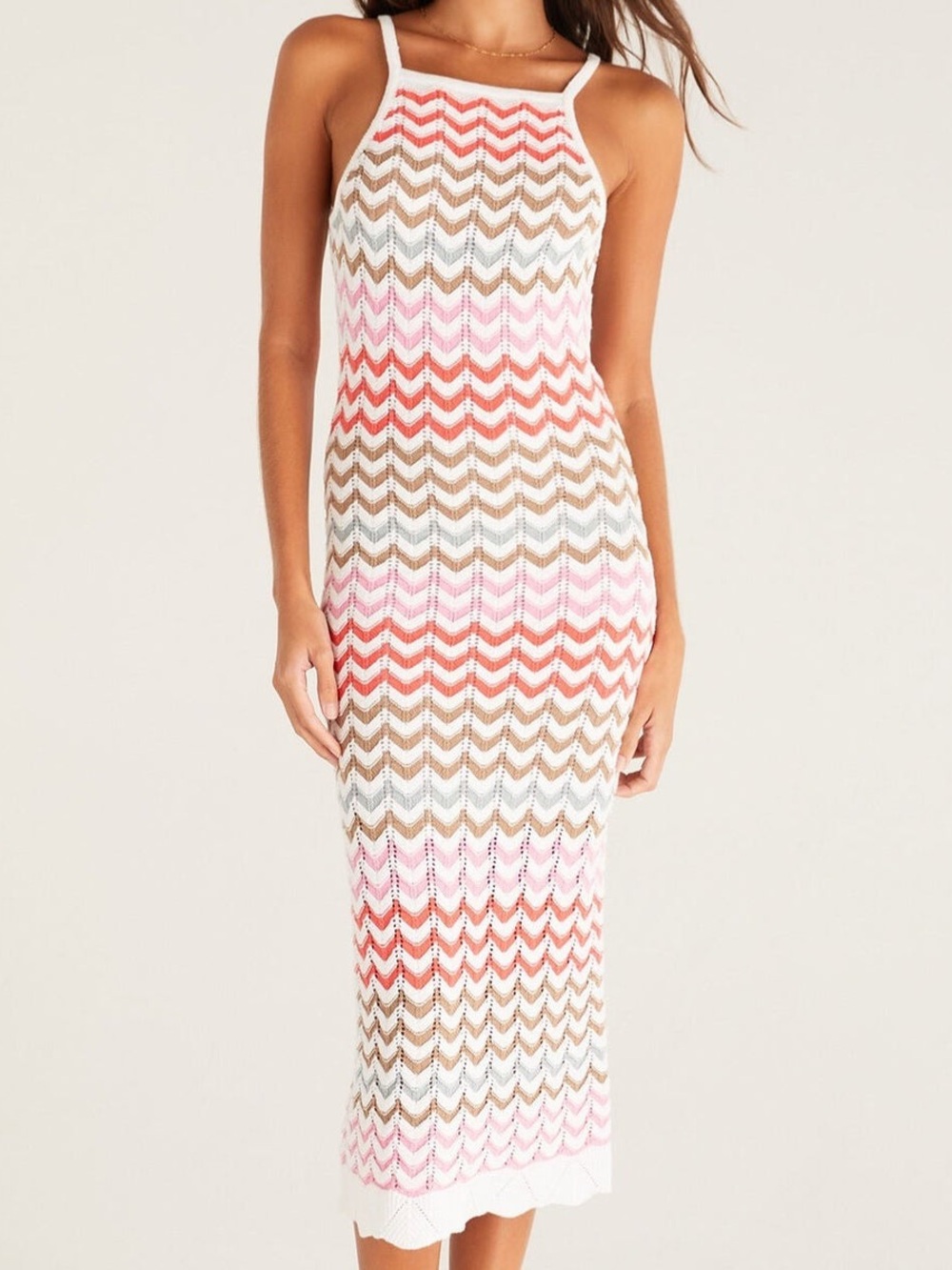 New z Supply Camille Stripe Multicolor Sweater Dress